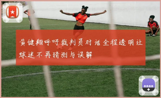黄健翔呼吁裁判员对话全程透明让球迷不再猜测与误解