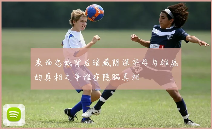表面忠诚背后暗藏阴谋字母与雄鹿的真相之争谁在隐瞒真相
